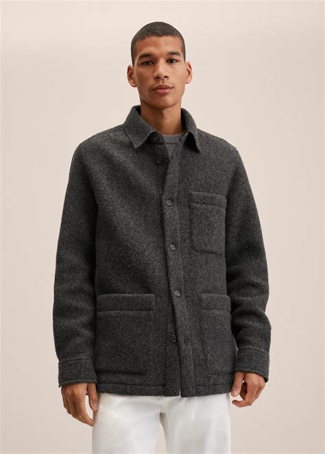 Wool Overshirt in Shrew 